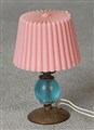 Bordslampa m rosa skärm, 231223.jpg