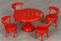 Möbelgrupp röd med skav, 171001.jpg