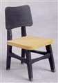 Svart stol m gul sits, 080511, 267 kr.jpg